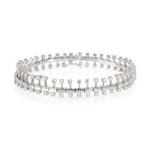 Damiani Diamond Bracelet in 18K White Gold 3.15 Ctw